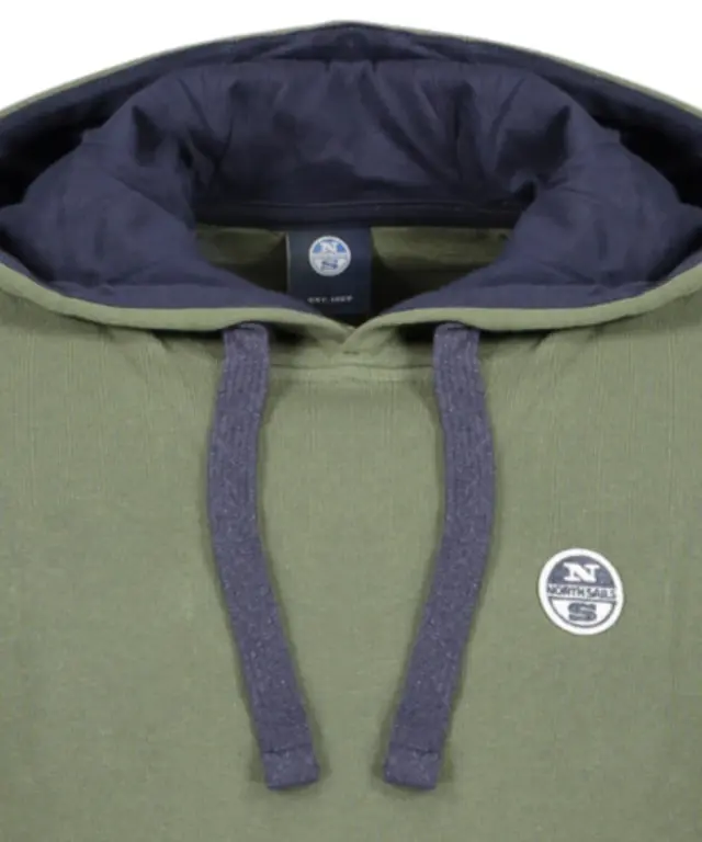 North Sails - Ανδρικό Φούτερ Regular Fit 993026-000-0430 Πράσινο - S 3