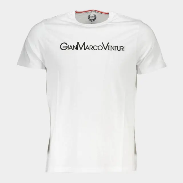 T-Shirt Gian Marco Venturi AU00665P Λευκό - 2XL
