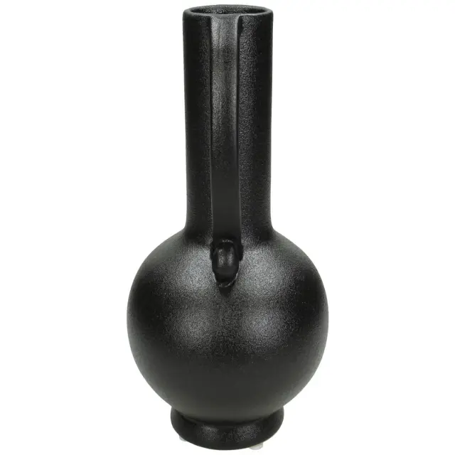 Βάζο Μαύρο Κεραμικό 13x13x20.5cm 2