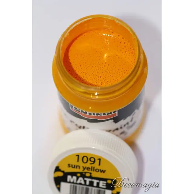 Χρώμα ακρυλικό Pentart 100ml, Sun Yellow