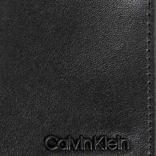 Calvin Klein - Ανδρική Δερμάτινη Καρτοθήκη Minimal Focus Ew 3cc K50K511267-BEH Μαύρο 3