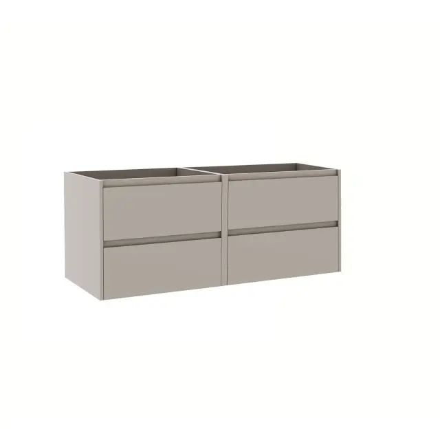 Βάση Επίπλου Μπάνιου DYMA 120 Chestnut με 4 Συρτάρια & Νιπτήρα 1205x475x500mm KARAG