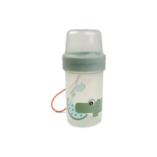 Δοχείο Φαγητού 2 Way Done By Deer Croco Green 150ml & 320ml BR77656 2