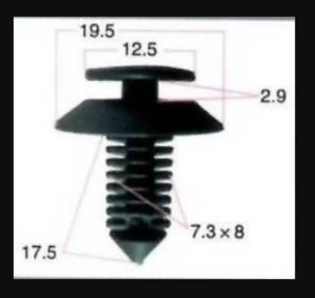 Σετ συνδετήρες αυτοκινήτου - 1213 - 20pcs - 119223 2