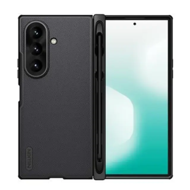 Nillkin Super Frosted FOLD Magnetic Pen Slot Back Cover for Samsung Galaxy Z Fold 8 Ultra Black