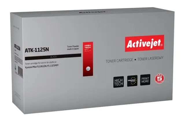 Activejet ATK-1125N Toner (replacement for Kyocera TK-1125 Supreme 2100 pages black)