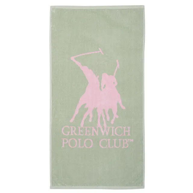 Πετσέτα Γυμναστηρίου 45Χ90 400gsm Essential Greenwich Polo Club 3929 Mint-Pink 100% βαμβακερό