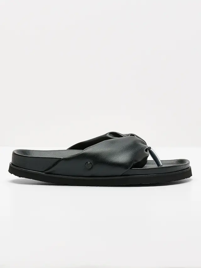 Genuins Πέδιλα Γυναικείο PETA vegan Μαύρο GEN/NAWA VEGAN BLACK 2