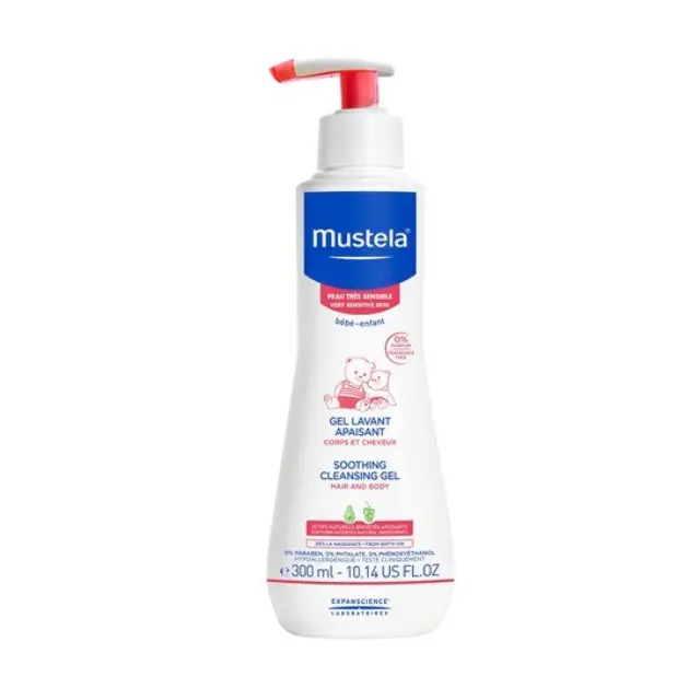 Mustela | Soothing Cleansing Gel Καταπραϋντικό Καθαριστικό Τζελ για Μαλλιά & Σώμα | 300ml