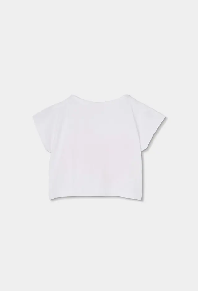 Boboli Knit t-shirt κοντομάνικο για κορίτσι 443067-1100 2