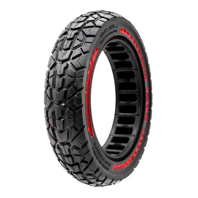 eWheel (NEDONG) ΕΛΑΣΤΙΚΟ SOLID (ΣΥΜΠΑΓΕΣ) 10X2.125-6.5 ΓΙΑ ΗΛΕΚΤΡΙΚΑ ΠΑΤΙΝΙΑ BLACK/RED EWM971