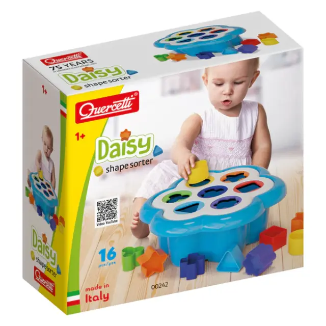 Quercetti Daisy Shape Sorter Ταξινόμηση Σχημάτων (1+ ετών) 00242
