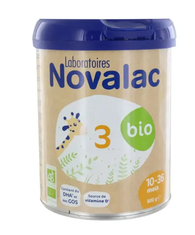 NOVALAC Bio 3 Βιολογικό Γάλα σε Σκόνη από Ενός Έτους 800gr