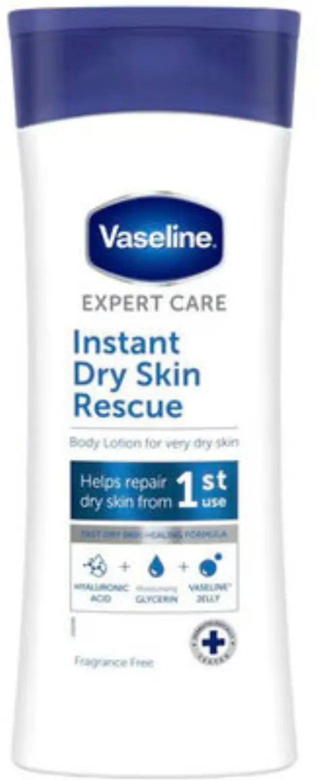 Vaseline Instant Rescue Dry Skin Body Lotion Λοσιόν Σώματος Για Επανόρθωση Της Ξηρής Επιδερμίδας 400ml