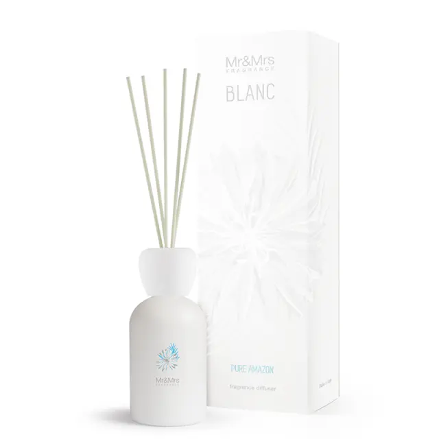 Mr + Mrs Fragrance Αρωματικό Χώρου Με Στικς Blanc Diffuser Pure Amazon 250ml