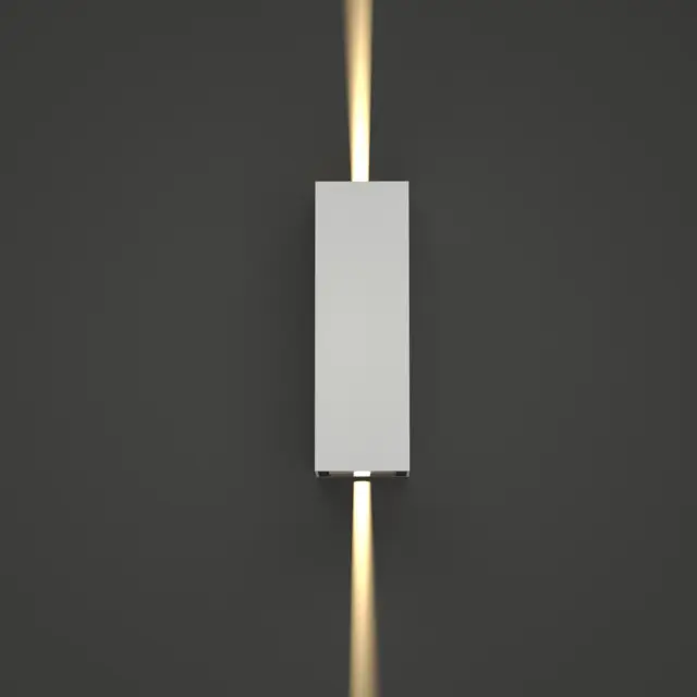 it-Lighting Lanier LED 5W 3000K Outdoor Up-Down Adjustable Wall Lamp White D:12cmx4.1cm (80201021) 3
