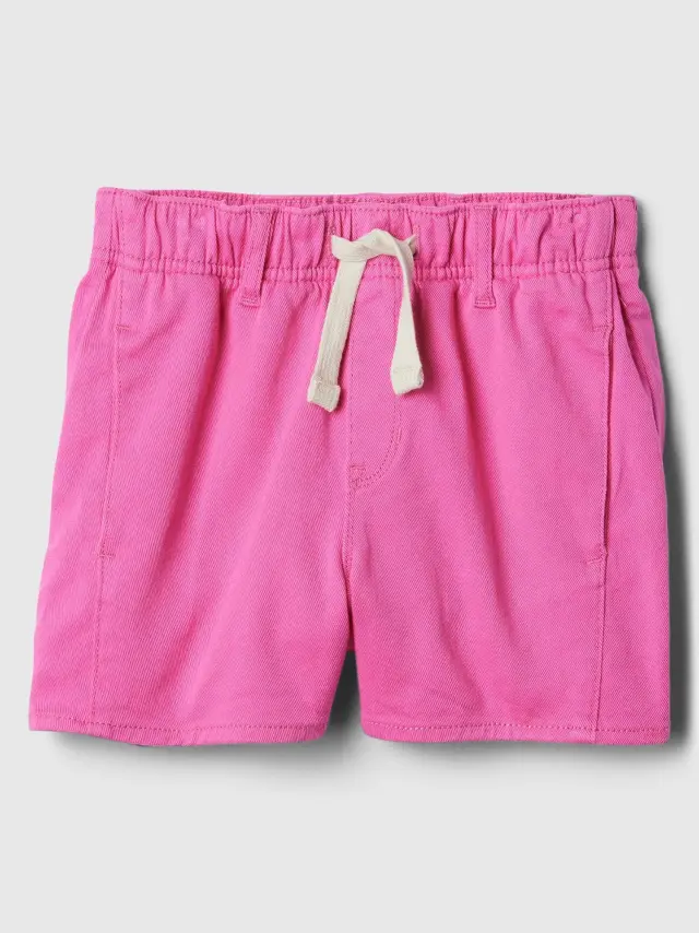 Ροζ Παιδικό Τζιν Σορτς Easy Pull-On SIZZLING FUCHSIA - XXL