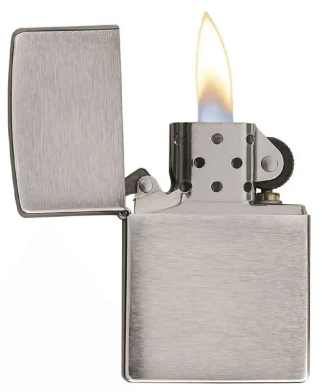 ZIPPO Αναπτήρας - 200 Brushed Chrome 2