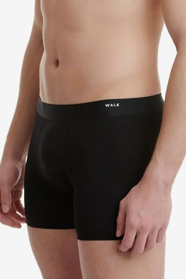 Μαυρο ανδρικο seamless boxer Walk 2