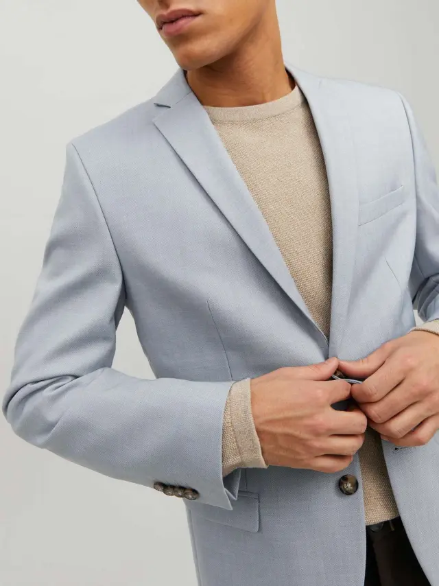 JPRSOLARIS BLAZER NOOS Cashmere Blue 3