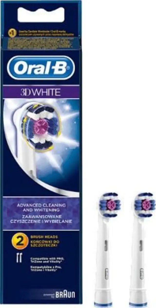 ORAL-B ΑΝΤΑΛΛΑΚΤΙΚΑ WHITE CLEAN 1X2ΤΕΜ