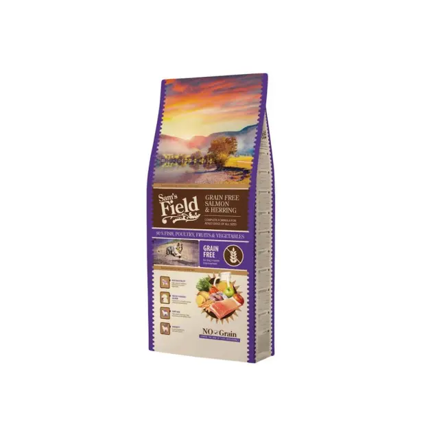 Sam's Field Grain Free Salmon & Herring 2.5Kg Μονόχρωμο