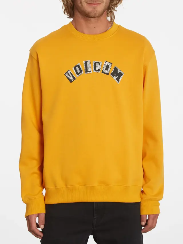 VOLCOM HI SCHOOL CREW FLEECE ΑΝΔΡΙΚΟ - SBU YELLOW
