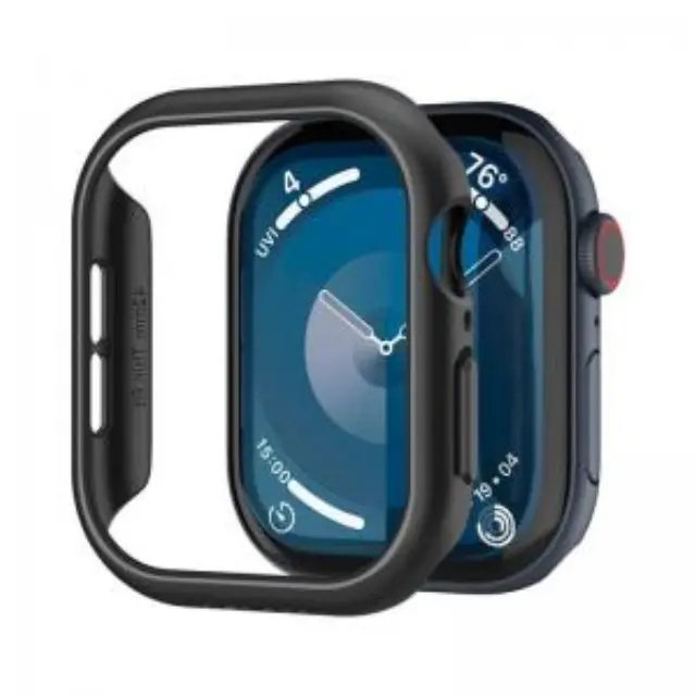 Θήκη PC Spigen Apple Watch 10/ 11 42mm Thin Fit Μαύρο N67329 2