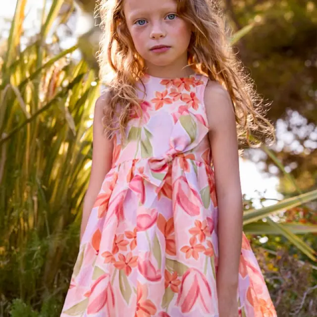 Mini 2 έως 10 ετών Φόρεμα αμπιγέ blossom - 7Ε