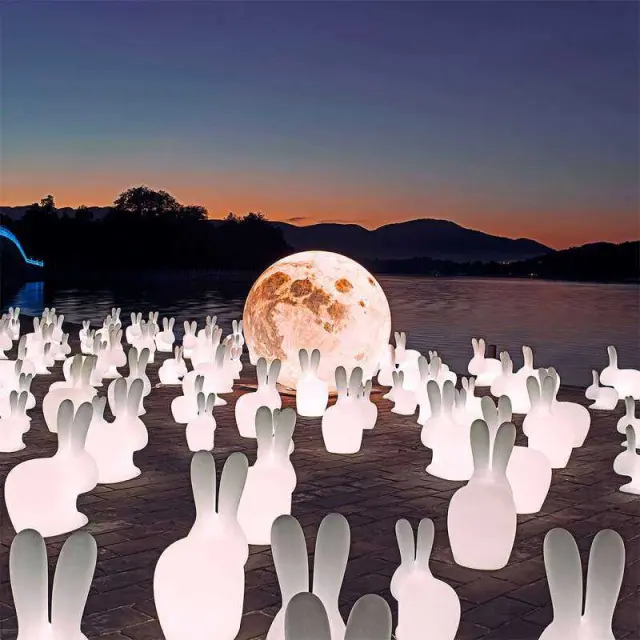 Rabbit Lamp with Rechargeable Led 3