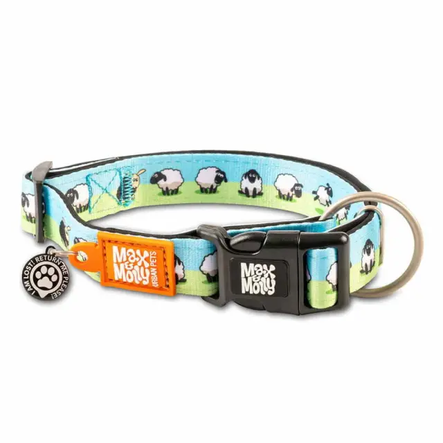 Max & Molly Περιλαίμιο Smart ID Collar Black Sheep Μονόχρωμο - XS