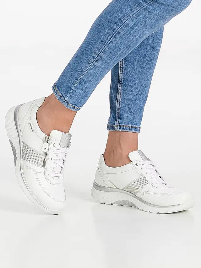 Mephisto/Sano Sneakers Γυναικείο δέρμα Άσπρο SAN/IZAE-S WHITE 2