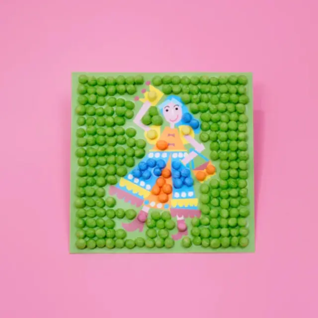 PlayMais Mosaic Κατασκευή με Σφουγγαράκια από Καλαμπόκι και Κάρτες 2.300τεμ – Πριγκίπισσες (3+ ετών) 160968 2