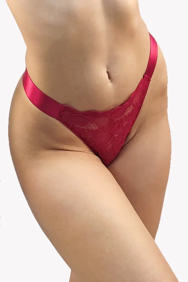 Γυναικειο σλιπ string δαντελα 2