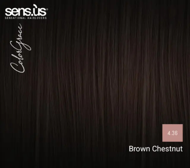 Sensus Color Grace M3K 4.36 Brown Chestnut 100ml - (μόνιμη βαφή καστανό) 2