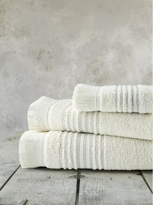 Πετσέτα Χεριών 30Χ50 450gsm Nima Allora 100% βαμβακερό- Light Beige