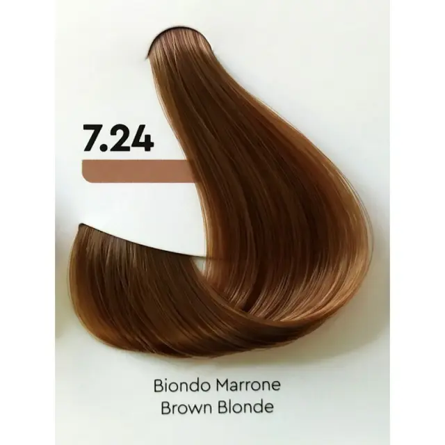 Holi-7.24 Ημι-Μόνιμη Βαφή - Brown Blonde - Καστανό Ξανθο 60ml - Sensus 2