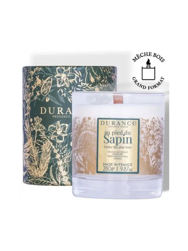 Durance candle Under The Pine-Noel 2024-Αρωματικό Κερί με ξύλινο φυτίλι 280g