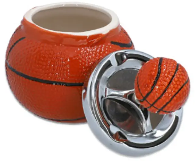 Κεραμικό Τασάκι Αντιανεμικό Spin - Σχέδιο Basketball 2
