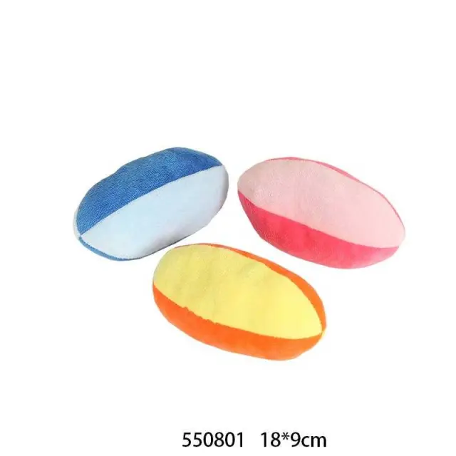 Λούτρινο παιχνίδι σκύλου μπάλα - 18x9cm - 12pcs - 550801 2