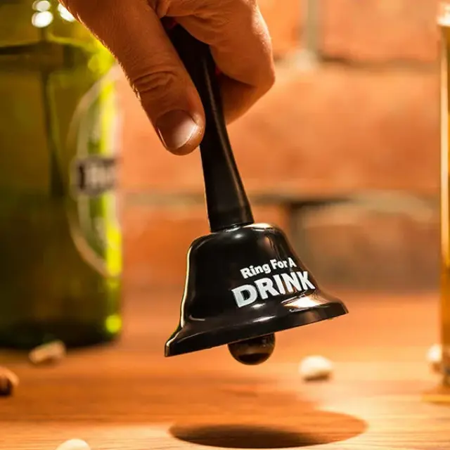 Κουδούνι "Ring for a Drink"- Black OEM 3
