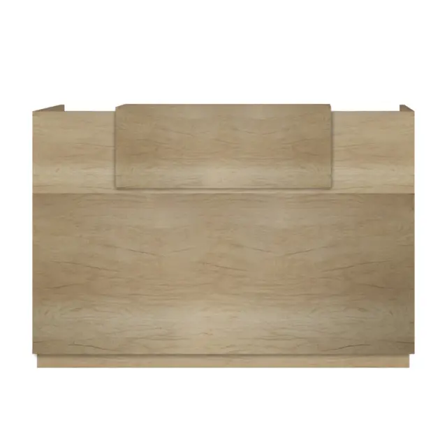 Γραφείο reception Lotus pakoworld σε χρώμα φυσικό 180x70x110εκ 2