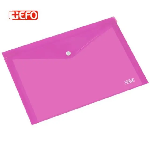 Φάκελος Κουμπί +Efo Α4 Ροζ