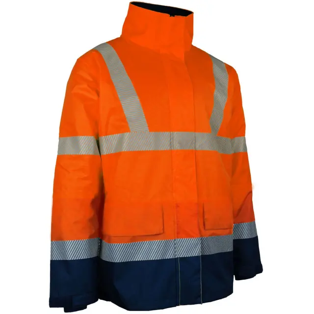 Αδιάβροχο Ανακλαστικό Μπουφάν Lacuna Atria orange/navy - 2XL 2