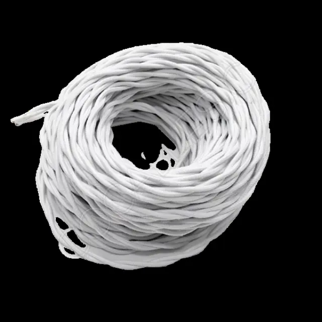 Textile Cable 3*1 white EDM 11904