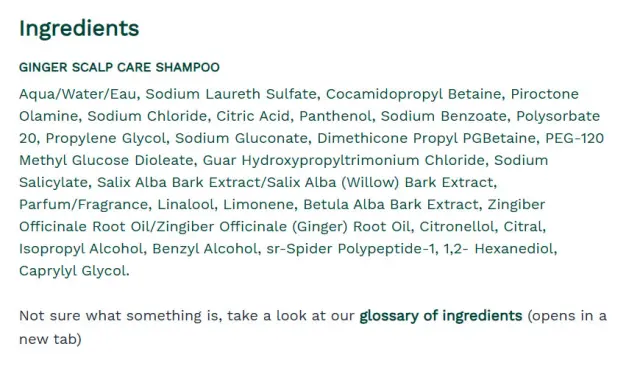 The Body Shop Ginger Scalp Care Shampoo 2