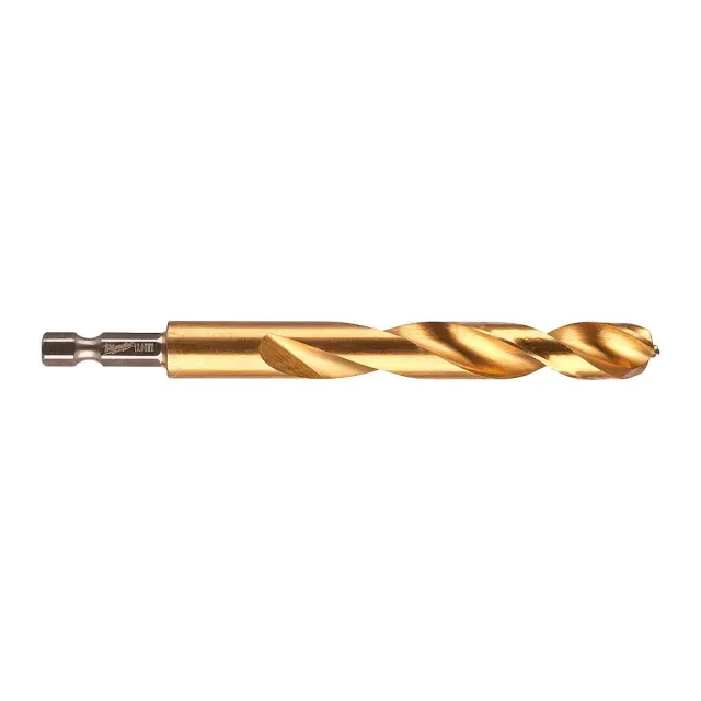 Τρυπάνι Αέρος Τιτανίου 1/4" Φ12mm MILWAUKEE HSS-G TIN RED HEX