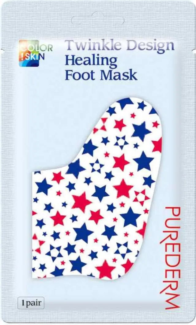 Purederm Twinkle Healing Foot Mask Μάσκα Ποδιών Για Ανάπλαση & Θρέψη 1 Ζεύγος