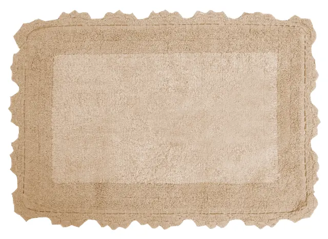Πατάκι Μπάνιου 65X120 Cotton Anna Riska Lace 4 Beige