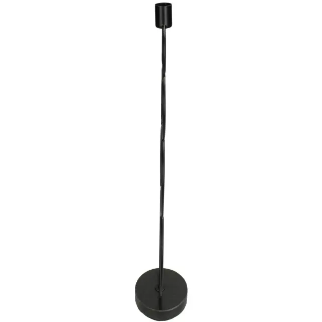 Κηροπήγιο Μαύρο Μέταλλο 13x8.5x35cm 2